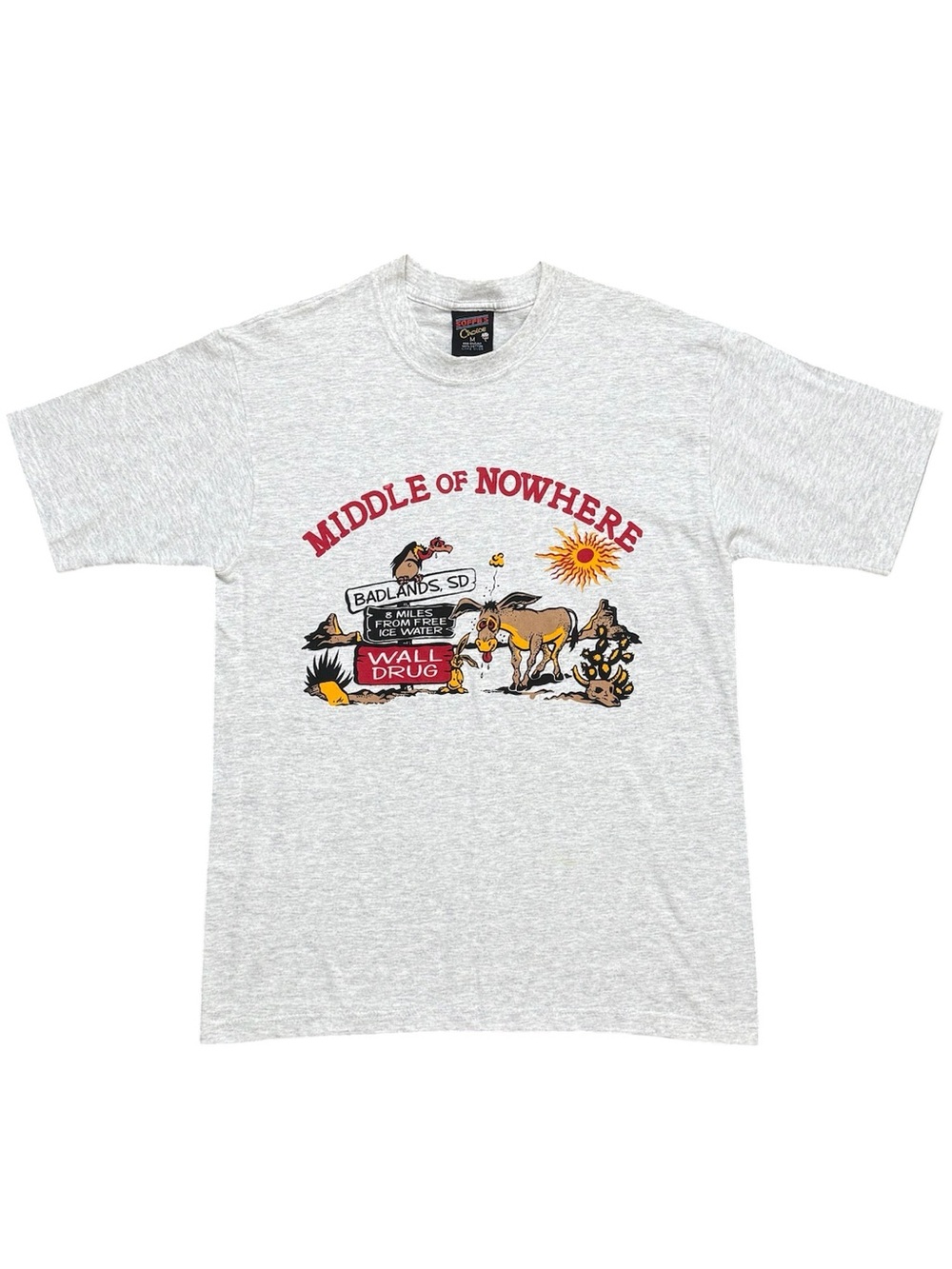 Vintage Badlands South Dakota T-Shirt Tee Shirt Middle of Nowhere S M Medium